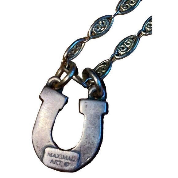 John Wind Maximal Art Multi Chain & Charm Vintage Necklace… Rare! - Picture 13 of 16